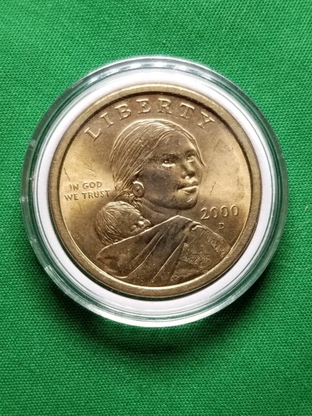 2000-D‎ Sacagawea Golden Dollar First Year Issue Circulated